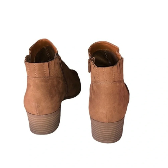 American Rag Women's Tori Fabric Pointed Toe Ankle Fashion Boots Brown Size 11 M - Picture 4 of 12